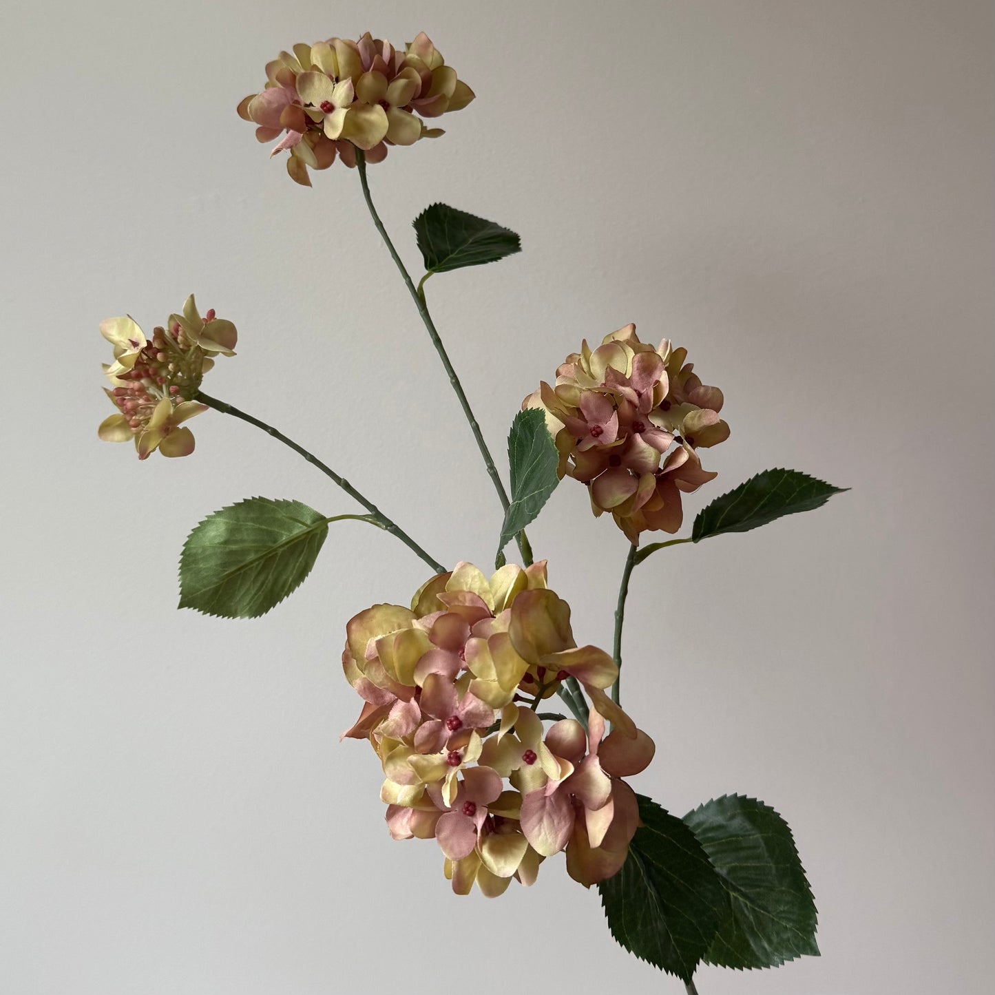 Hydrangea (Hortensia) Spray - Mauve/Groen