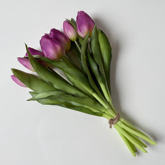 Tulpen (bosje 7 stuks) - Lichtpaars