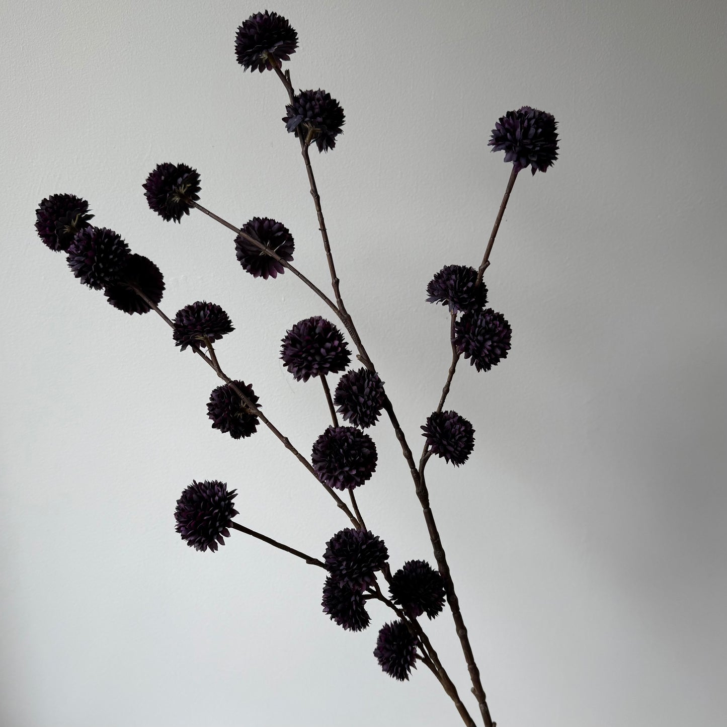 Pompom small Spray - Donker paars