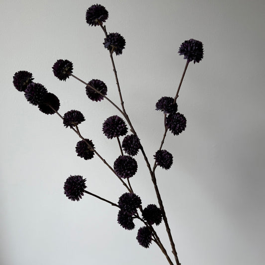 Pompom small Spray - Donker paars