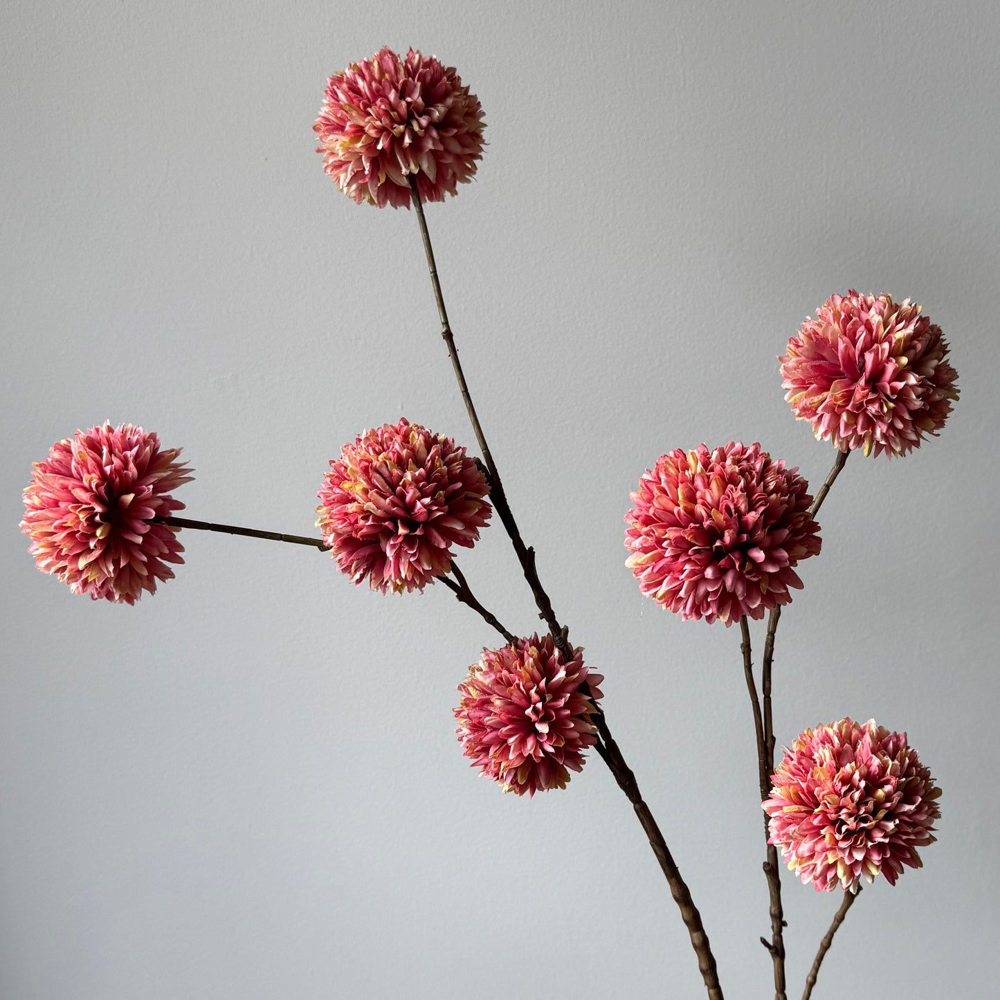 Pompom Large Spray - Oud Roze