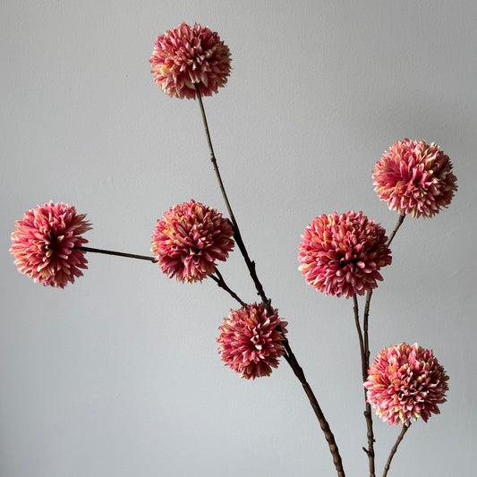 Pompom Large Spray - Oud Roze