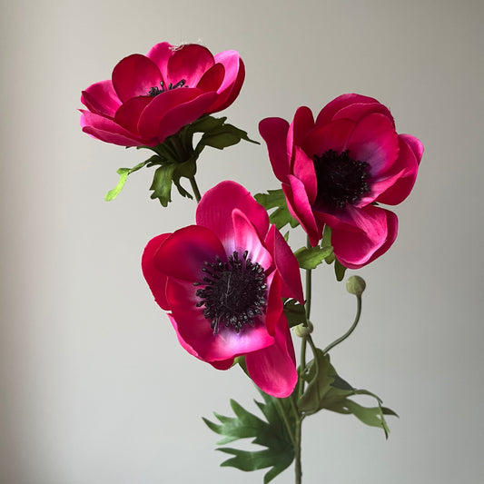 Anemoon Spray - Fuchsia